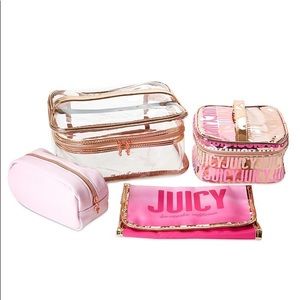 JUICY COUTURE COSMETIC BAG SET